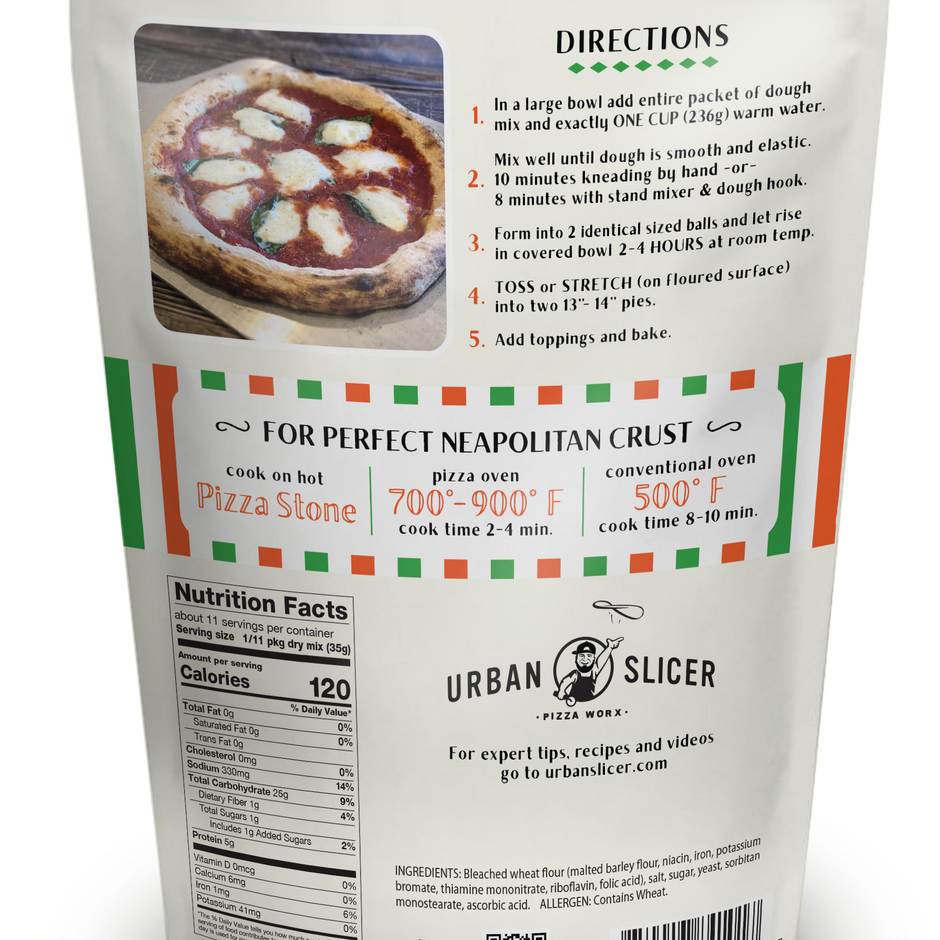 Neapolitan Style Pizza Dough 13.4 oz – Urban Slicer Pizza Works