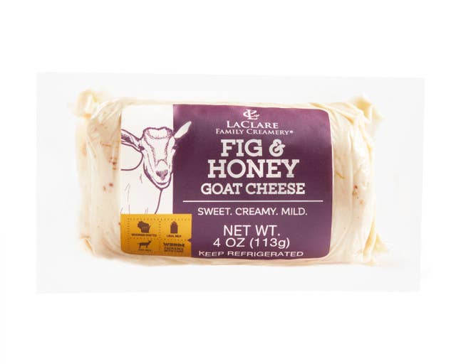 Fig & Honey Goat Cheese 4 oz – LaClare Family Creamery KeystoneCheese