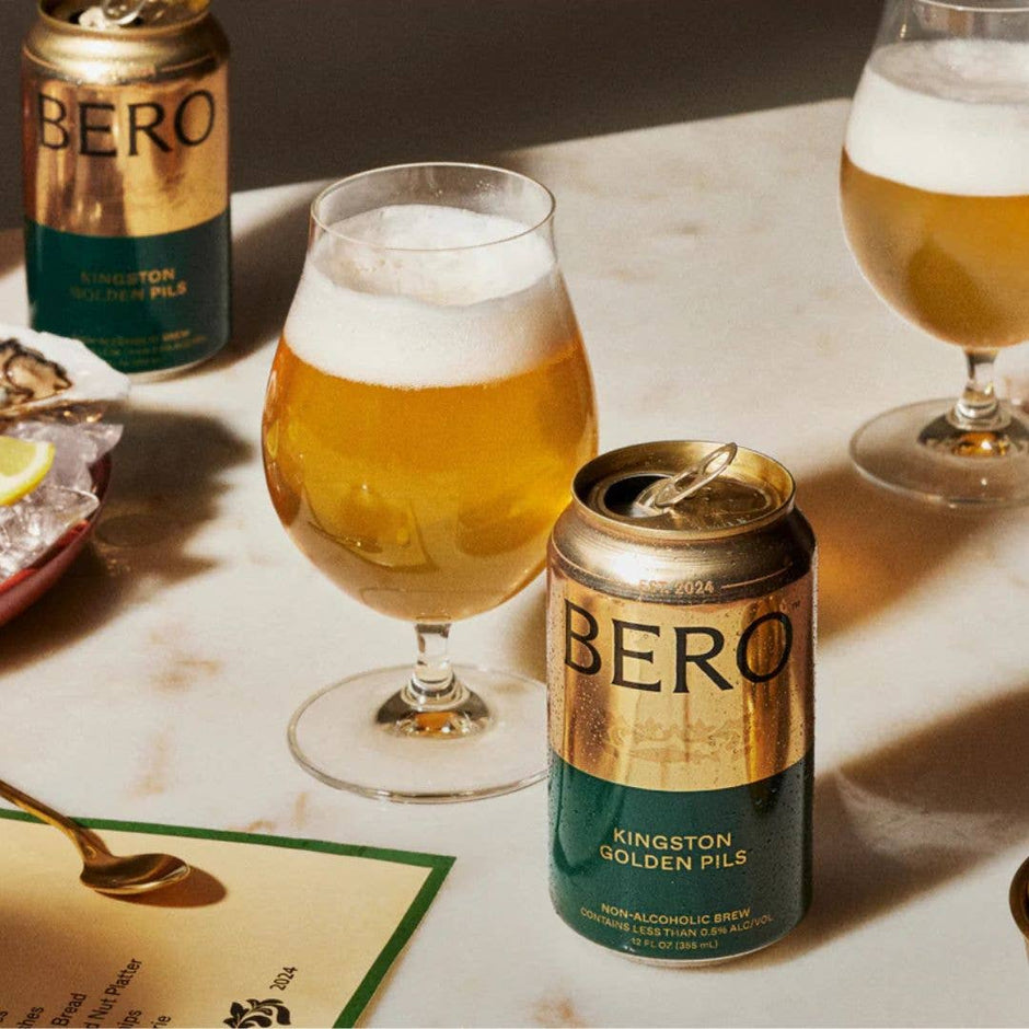 BERO Kingston Golden Pils - Premium Non Alcoholic Beer - 6pk