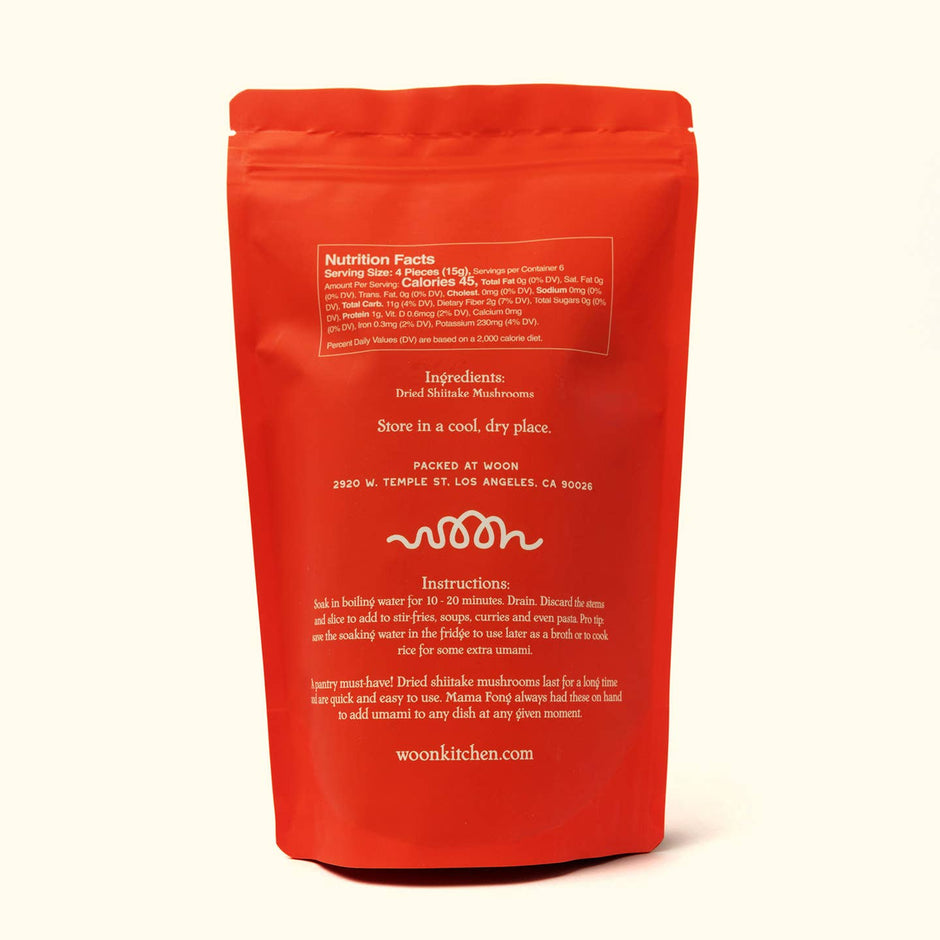 Dried Shiitake Mushrooms 3 oz – Woon