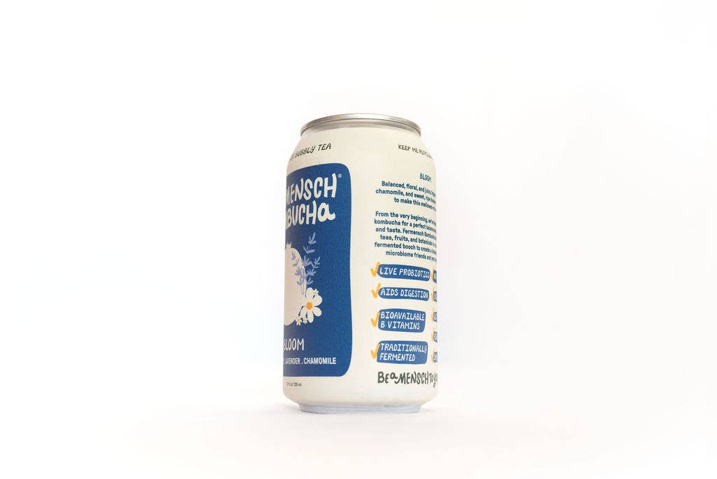 Blueberry Lavender Chamomile Kombucha 12 oz – Fermensch Kombucha