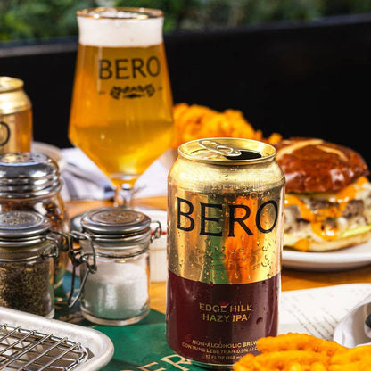 BERO Edge Hill Hazy IPA - Premium Non Alcoholic Beer - 6pk