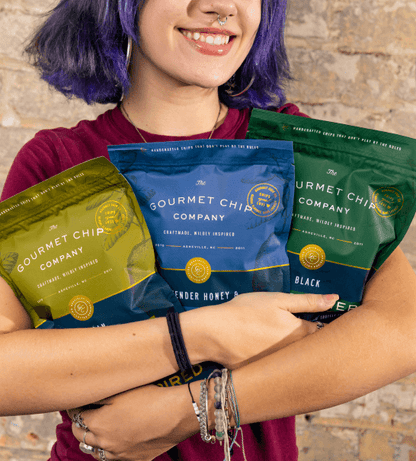 Tuscan Garlic Herb Thick Cut Potato Chips 4 oz - Gourmet Chip Company
