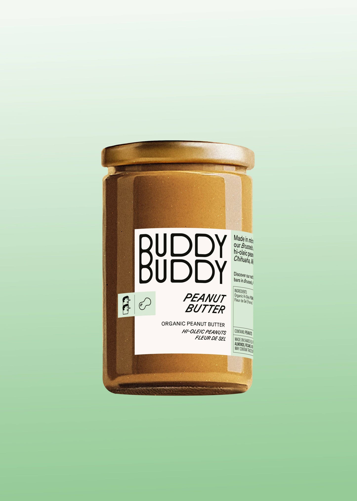 Organic Peanut Butter 9.17oz - Buddy Buddy