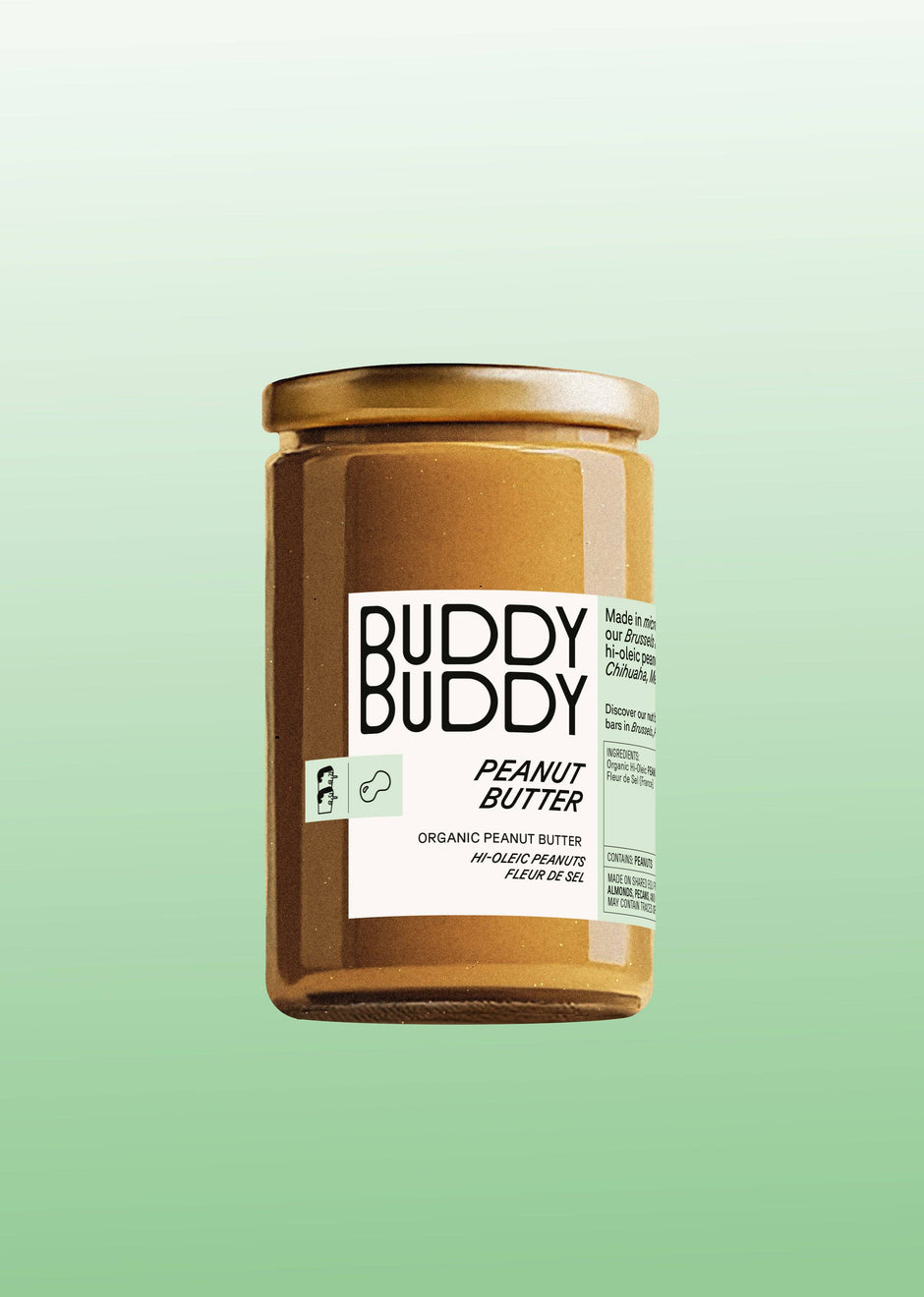 Organic Peanut Butter 9.17oz - Buddy Buddy