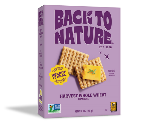 Back to Nature Harvest Whole Wheat Crackers | Back to Nature | Grill House