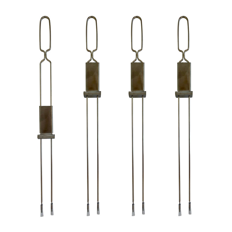 Stainless Steel BBQ Slider Skewers Set of 4 of 13" each - Outset