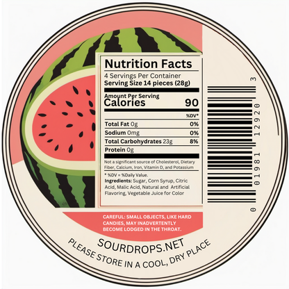 Watermelon Sours 3.5 oz – Sour Drops