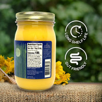 Cultured Ghee Organic & Grass-Fed  16oz - Spring Sunrise Natural Foods