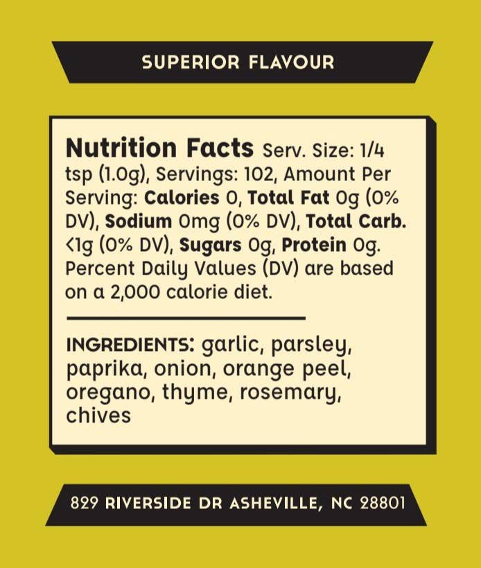 Garlic & Herb 3.1oz - Spicewalla