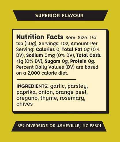 Garlic & Herb 3.1oz - Spicewalla