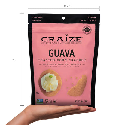 Toasted Snack Crackers Guava 4oz - Craize
