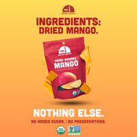 Organic Dried Mango 6 oz – Mavuno Harvest Organics
