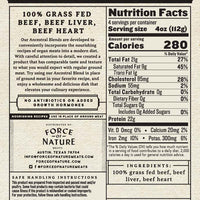 Grass Fed Beef Ancestral Blend 1 lb – Force of Nature