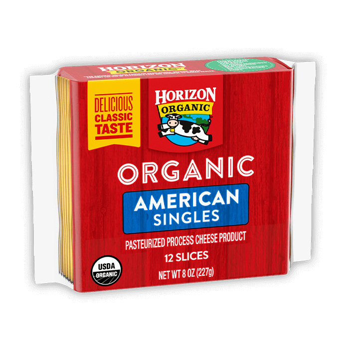 Organic American Cheese Slices 8oz – Horizon Organic