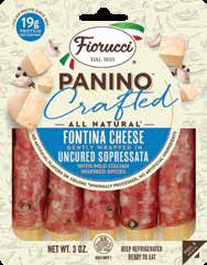 Sopressata & Creamy Fontina Panino 3 oz – Fiorucci