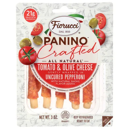 Pepperoni Tomato Olive Panino 3 oz – Fiorucci