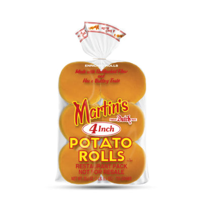 4 Inch Potato Roll 15 oz – Martins Potato Rolls
