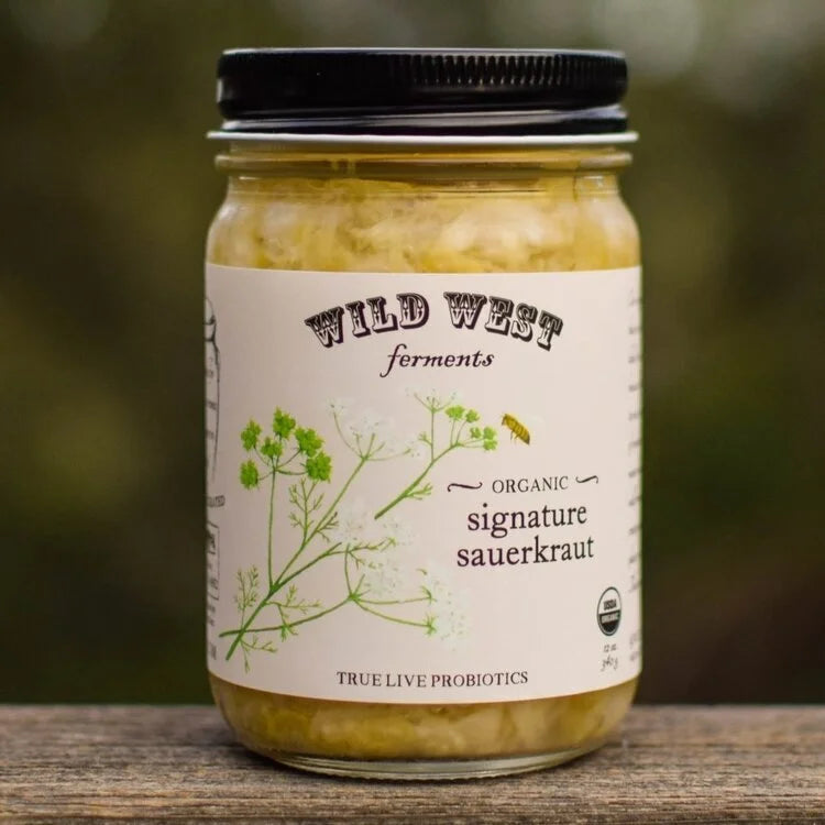 Signature Sauerkraut 12 oz – Wild West Ferments