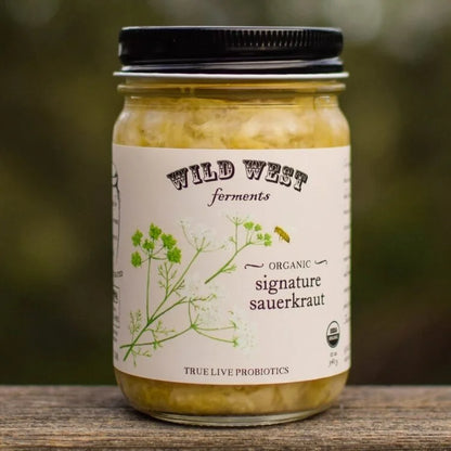 Signature Sauerkraut 12 oz – Wild West Ferments