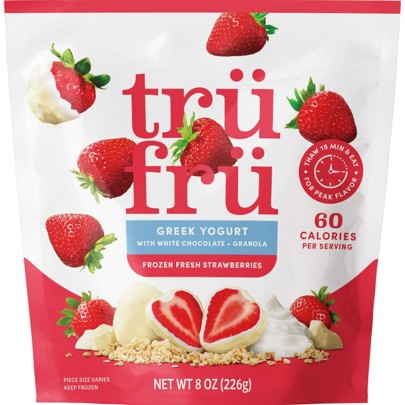 Strawberry with Greek Yogurt, White Chocolate and Granola 8oz – Tru Fru