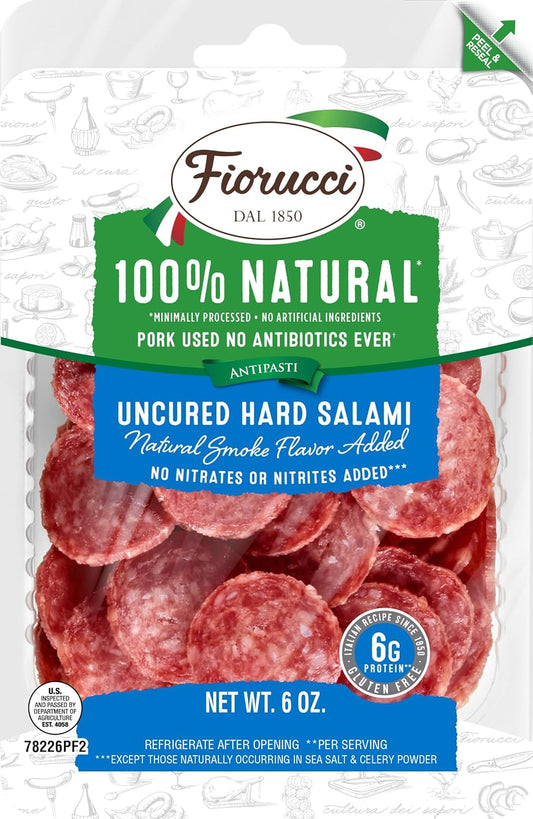 All Natural Hard Salami Nuggets 6 oz – Fiorucci